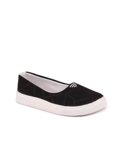

FAUSTO Women Black Ballerinas Flats