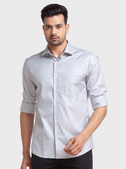 

ColorPlus Men Grey Tailored Fit Casual Shirt