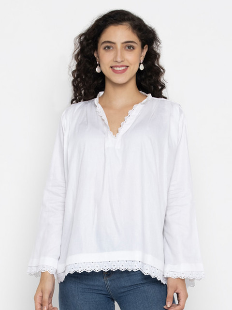 

OCTICS Women White Top