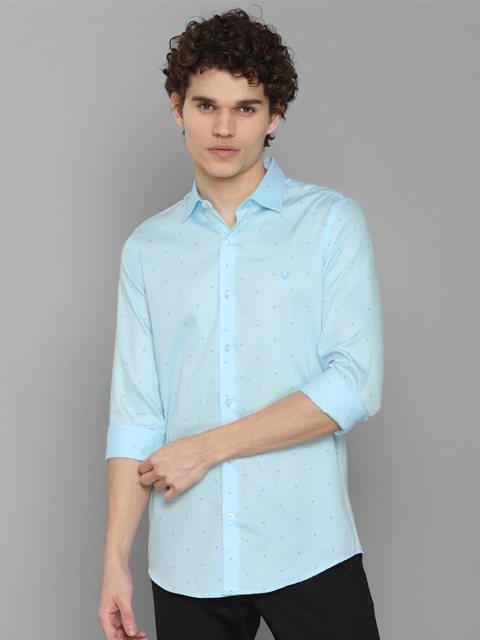 

Allen Solly Men Blue Slim Fit Printed Casual Shirt