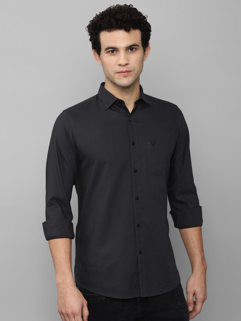 

Allen Solly Men Grey Slim Fit Casual Shirt