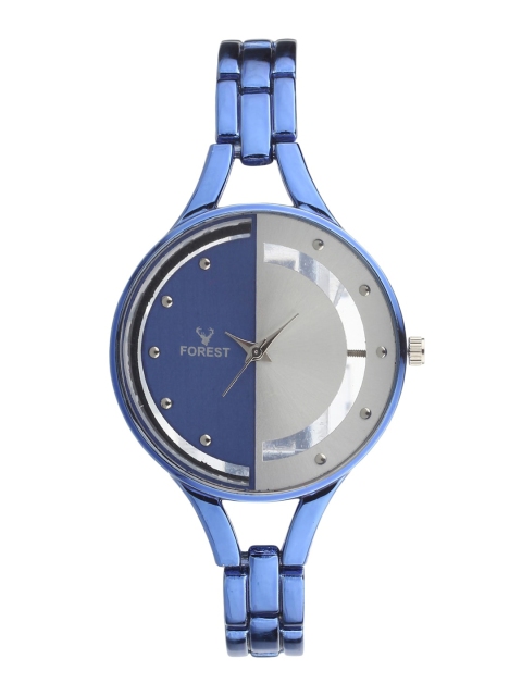 

Hobforestessentials Women Blue Dial & Blue Bracelet Style Straps Analogue Watch FR22-243-BL