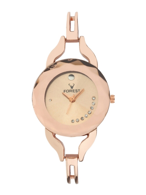 

Hobforestessentials Women Rose Gold Dial & Rose Gold Straps Analogue Watch FR22-221-RG