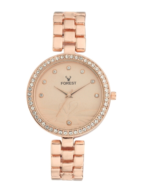 

Hobforestessentials Women Rose Gold Dial & Rose Gold Strap Analogue Watch FR22-226-RG