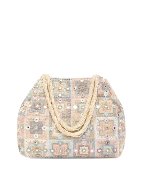 

Peora Women Cream Clutches