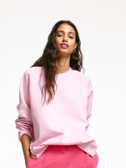 

H&M Women Pink Sweatshirt