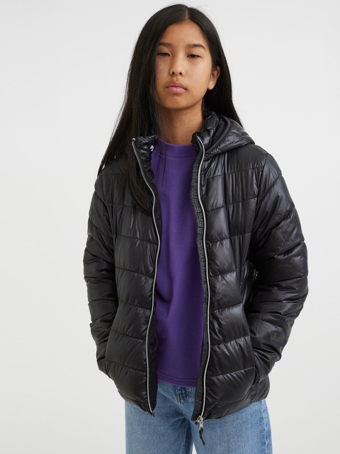 

H&M Girls Black Lightweight Puffer Jacket