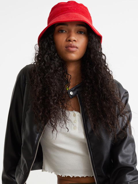 

H&M Women Red Bucket Hat
