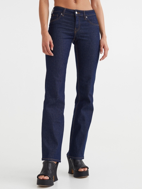 

H&M Women Blue Flare Low Jeans