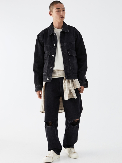 

H&M Men Black Loose Jeans