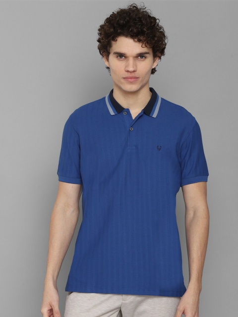 

Allen Solly Men Blue Polo Collar T-shirt