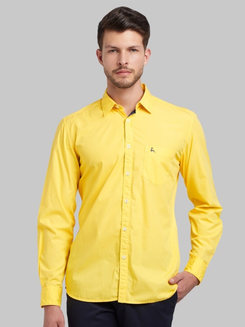 

Parx Men Yellow Slim Fit Casual Shirt