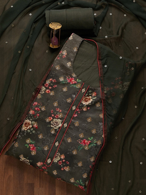 

Koskii Grey & Pink Embroidered Unstitched Dress Material