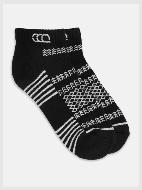 

Ajile by Pantaloons Women Pack Of 2 Printed Ankle-Length Socks, Black