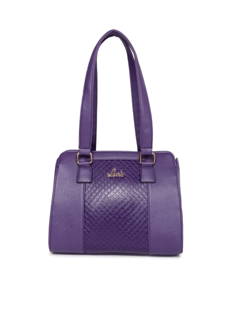 

Lavie Purple Textured Shoulder Bag