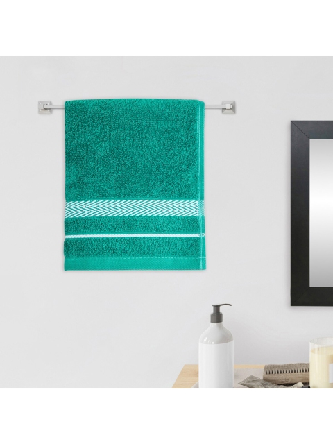 

Home Centre Unisex Teal Blue Textured 550 GSM Cotton Face Towel