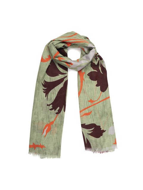 

Ted Baker Women Green & Orange Printed Scarf