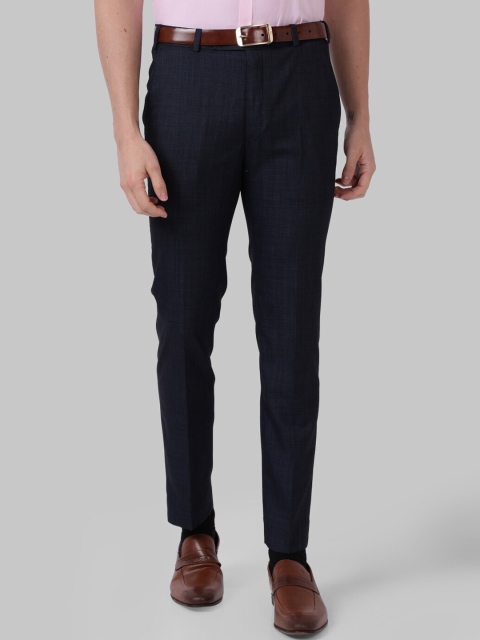 

Park Avenue Men Blue Solid Slim Fit Trouser