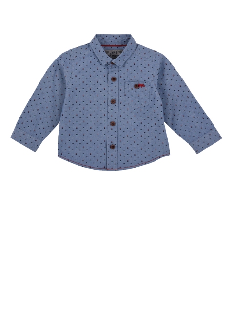 

mothercare Boys Blue Printed Casual Shirt