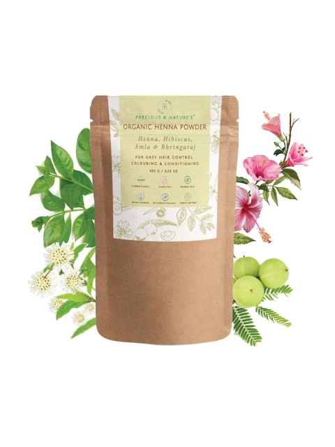 

Precious and Natures Certified Organic Henna powder 100g, Brown