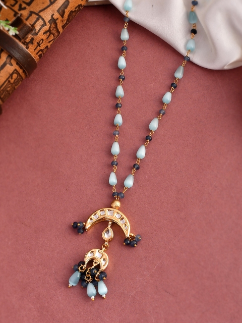 

DASTOOR Women Gold-Toned & Blue Necklace