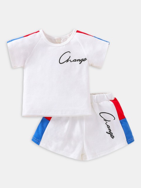 

Hopscotch Boys White Clothing Set