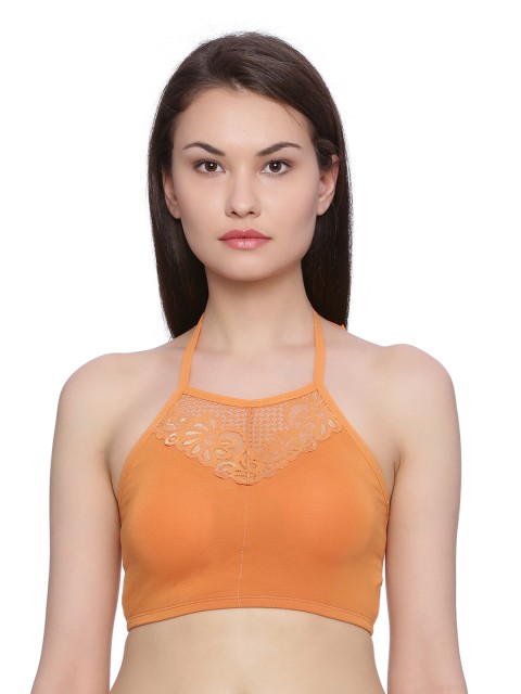 

Zivame Orange Abstract Bralette Bra Full Coverage - Lightly Padded