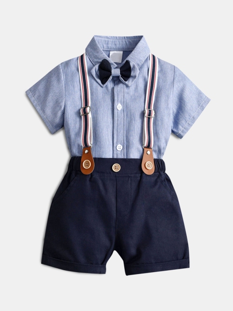 

Hopscotch Boys Blue Shirt with Shorts