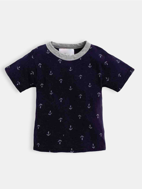 

Hopscotch Boys Blue printed T-shirt