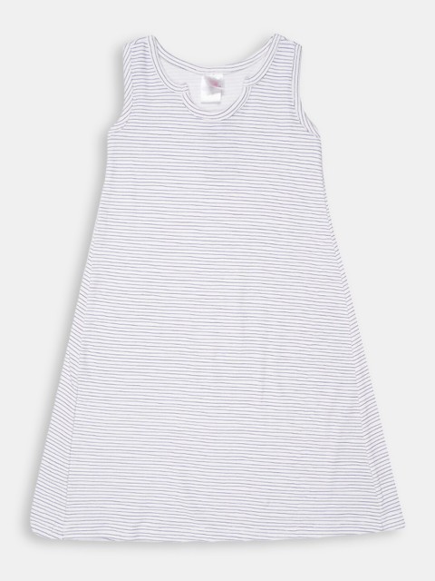 

Hopscotch Girls Grey Striped A-Line Dress