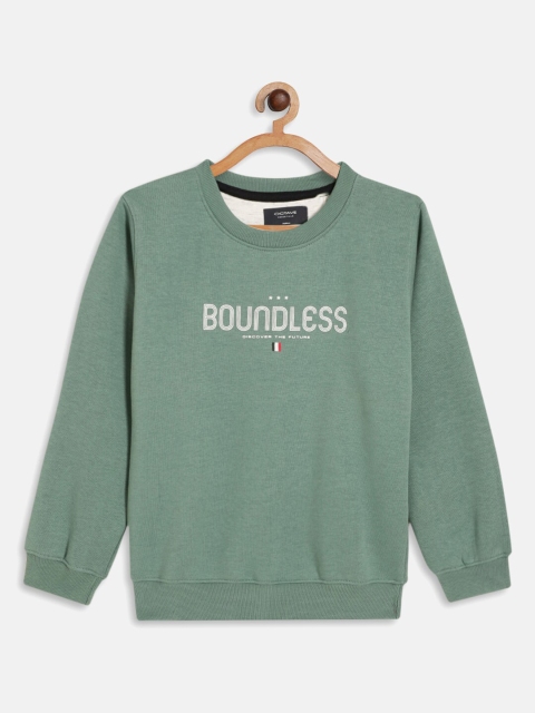 

Octave Boys Sea Green Solid Sweatshirt