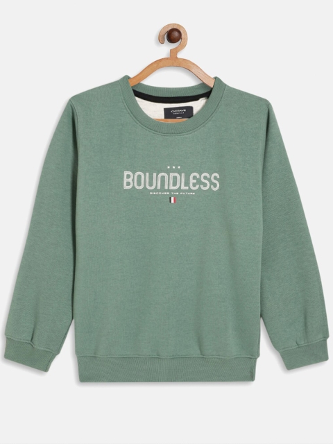 

Octave Boys Olive Green Printed Sweatshirt
