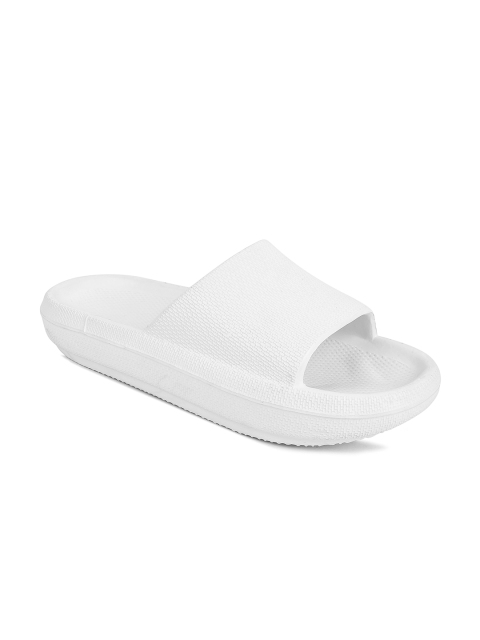

KRAASA Men White Rubber Sliders
