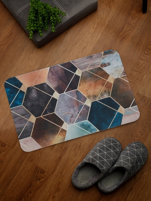 

SOKNACK Anti-Skid Printed Doormats, Brown