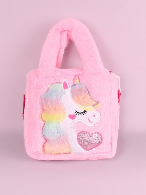 

DukieKooky Pink Structured Handheld Bag