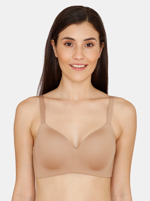 

Zivame Beige Solid Lightly Padded T-shirt Bra PY1029FASH0NUDE-Beige