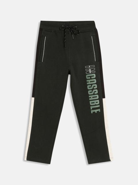 

Octave Boys Green Printed Cotton Track Pants
