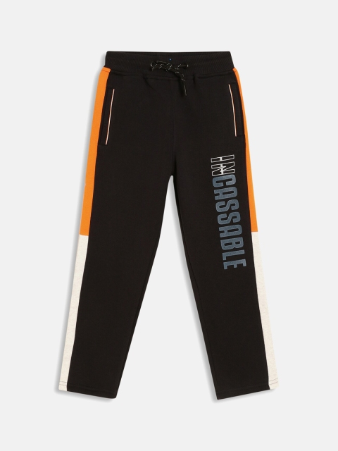 

Octave Boys Navy Blue Solid Cotton Track Pants