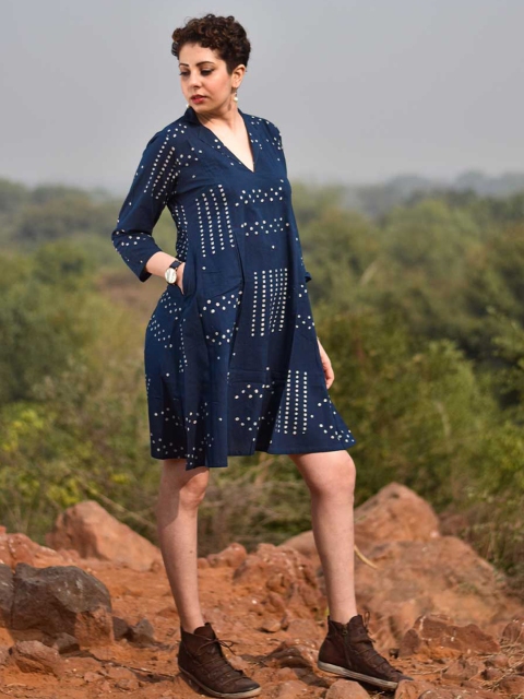 

Chidiyaa Blue Dress