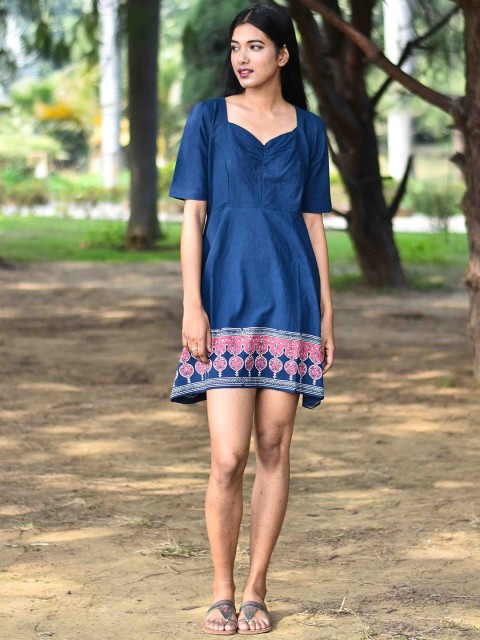 

Chidiyaa Blue Dress