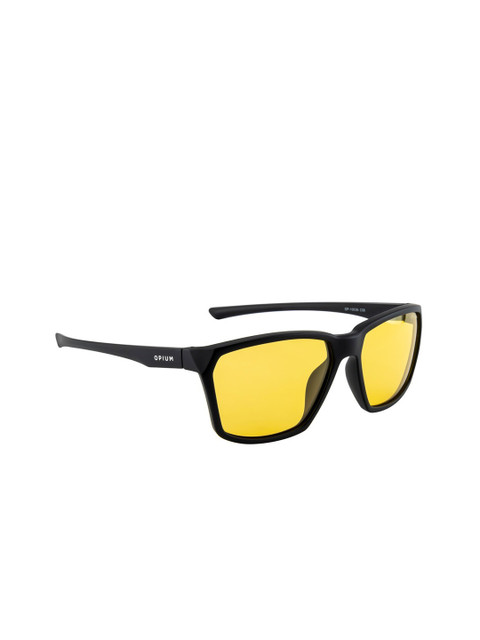 

OPIUM Men Yellow Lens & Black Sunglasses with UV Protected LensOP-10038-C06-Yellow