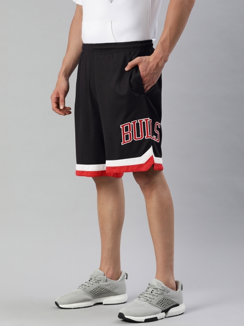 

NBA Men Chicago Bulls Embroidered Basketball Shorts, Black