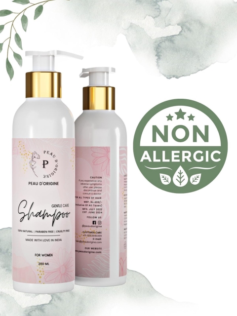 

Peau D'origine Gentle Care Shampoo 200ml, Peach
