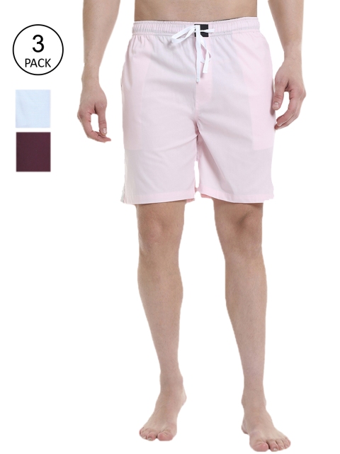 

DON VINO Men Pack of 3 Lounge Shorts, Pink
