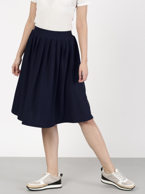 

ether Navy A-Line Skirt, Navy blue