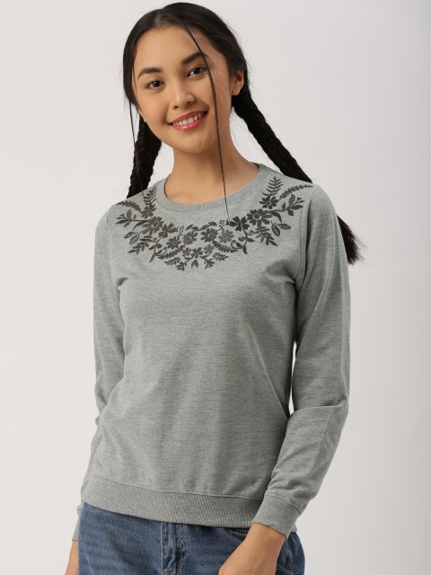 

DressBerry Women Grey Sweatshirt