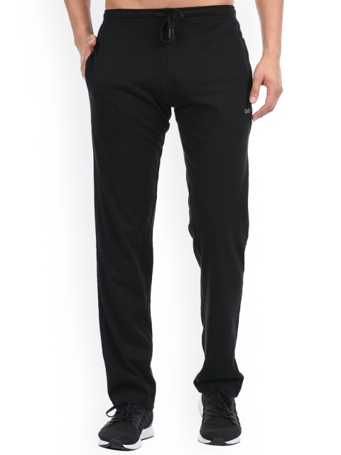 

Cloak & Decker by Monte Carlo Men Black Solid Cotton Track Pants