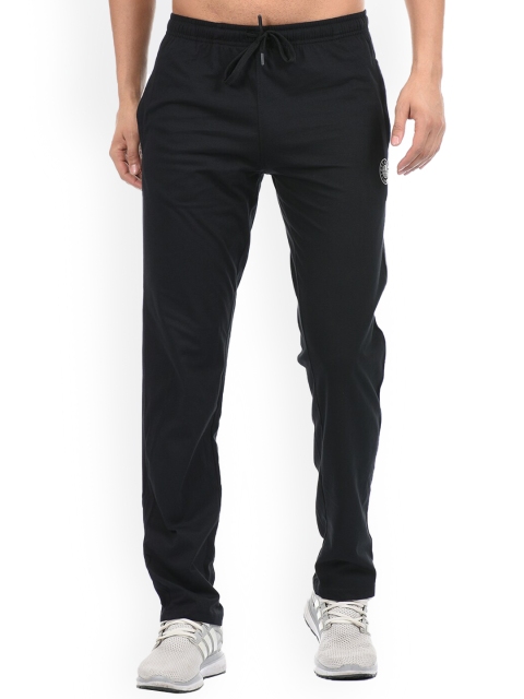 

Cloak & Decker by Monte Carlo Men Black Solid Cotton Track Pants