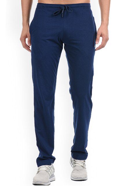 

Cloak & Decker by Monte Carlo Men Blue Solid Cotton Track Pants