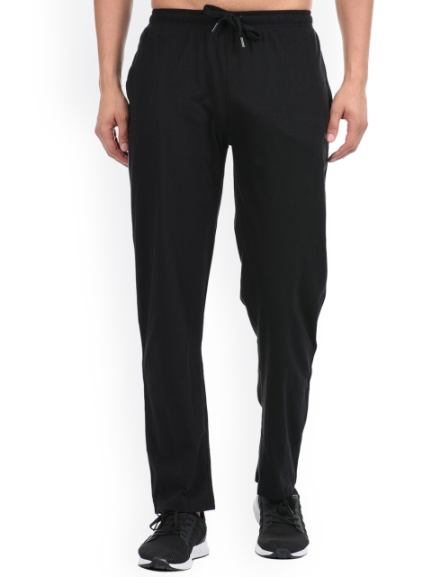 

Cloak & Decker by Monte Carlo Men Black Solid Cotton Track Pants
